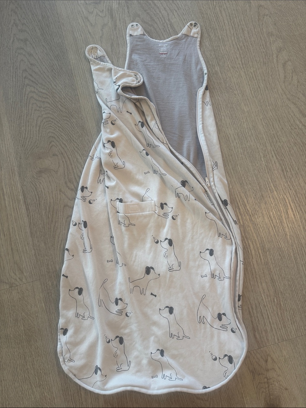4 Season® Ultimate Toddler Sleep Bag, Merino Wool & Organic Cotton, Puppy